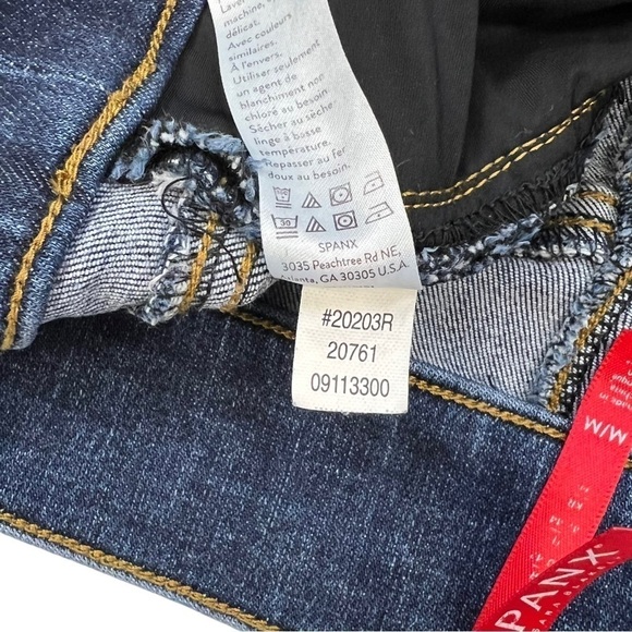 Spanx Ankle Skinny Jeans Medium Wash Size M - Picture 7 of 10